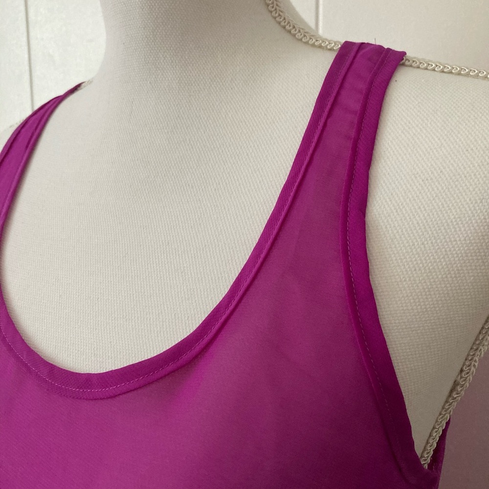 Sheer Purple Tank - Picture 2 of 2